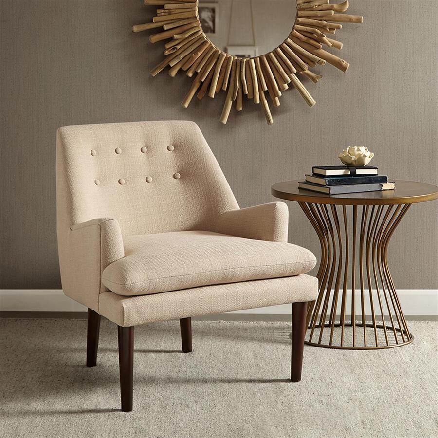 Olliix.com Accent Chairs - Taylor Mid-Century Accent Chair Sand