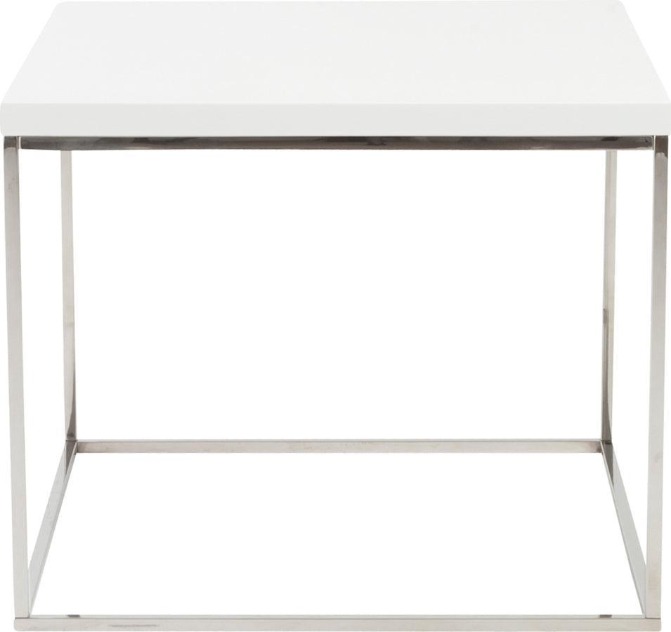 Euro Style Side & End Tables - Teresa Square Side Table White