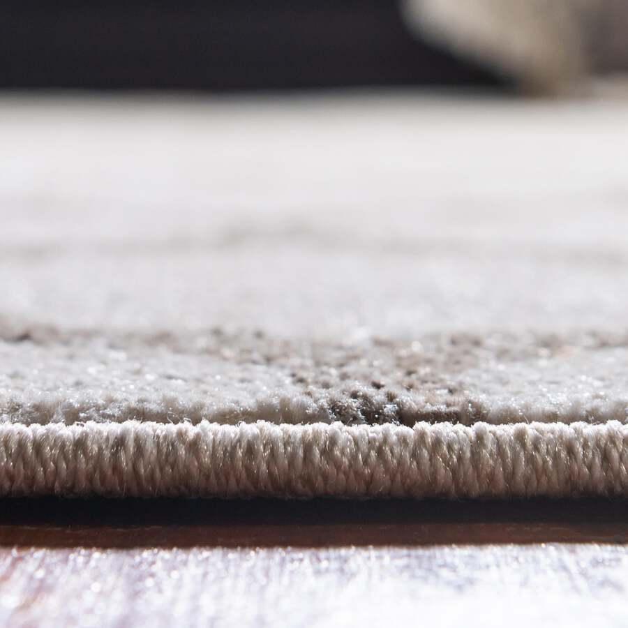 Unique Loom Indoor Rugs - Trellis Contemporary Palace Rectangular Rug Beige/Light Brown