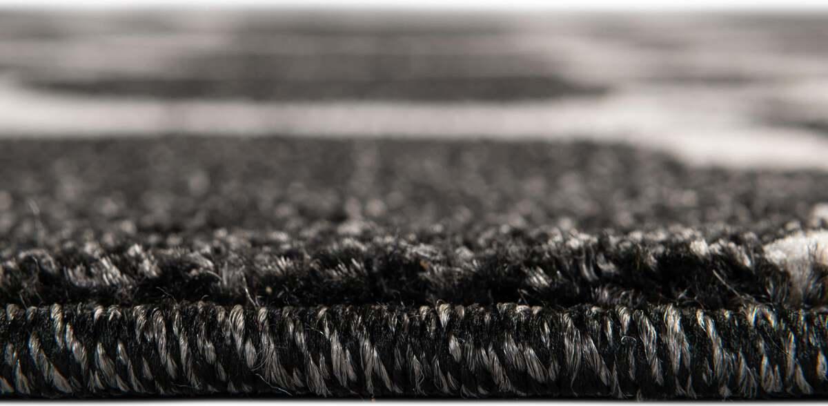 Unique Loom Indoor Rugs - Trellis Contemporary Palace Rectangular Rug Black