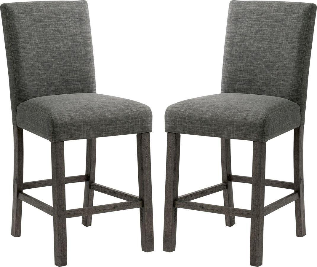 Elements Barstools - Turner Counter Chair Set in Charcoal