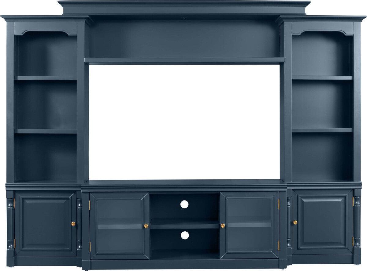 Tov Furniture TV & Media Units - Virginia Blue Entertainment Center for TVs up to 65"