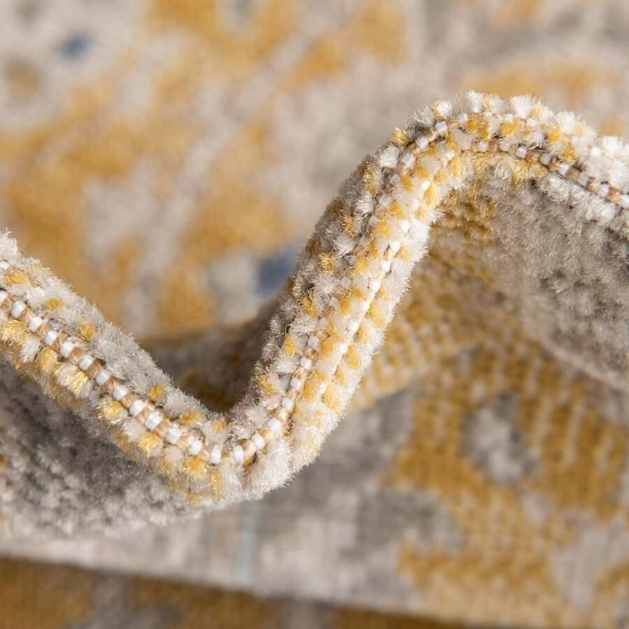 Unique Loom Indoor Rugs - Whitney French 10x14 Rectangular Rug Tuscan Yellow