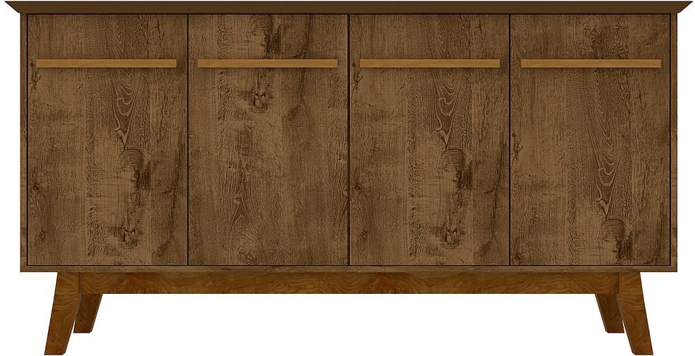 Manhattan Comfort Buffets & Cabinets - Yonkers 62.99 Sideboard in Rustic Brown