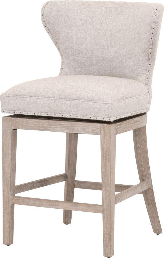 Essentials For Living Barstools - Milton Swivel Counter Stool Natural Gray Ash
