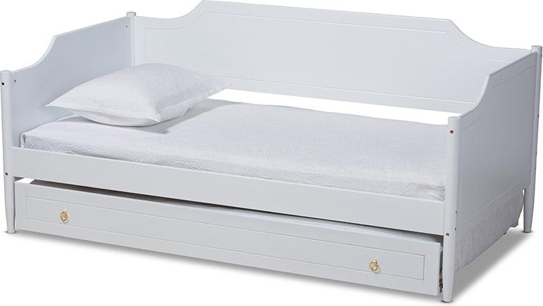 Wholesale Interiors Daybeds - Alya 78.2" Daybed White & Gold