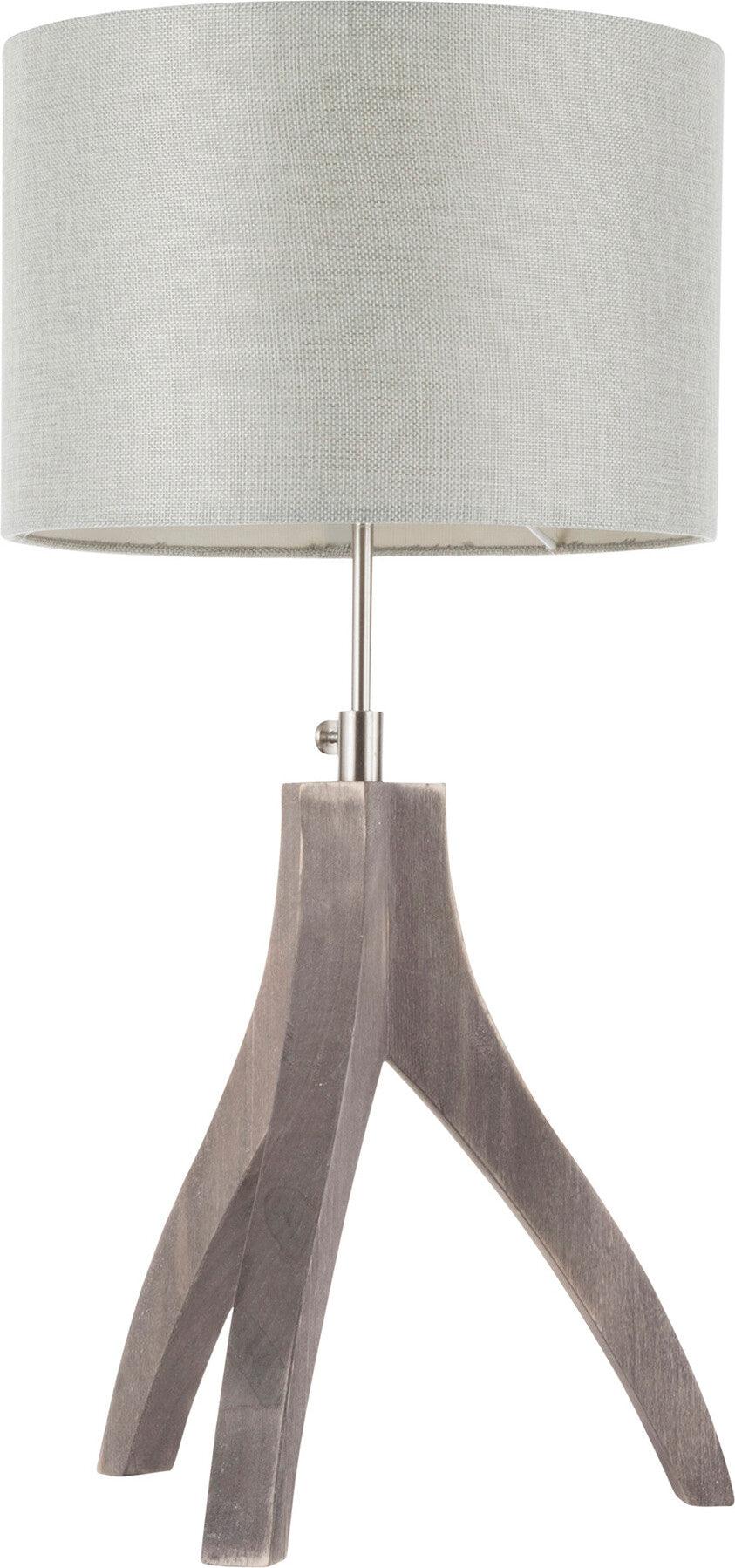 Lumisource Table Lamps - Wishbone Table Lamp & Light Gray