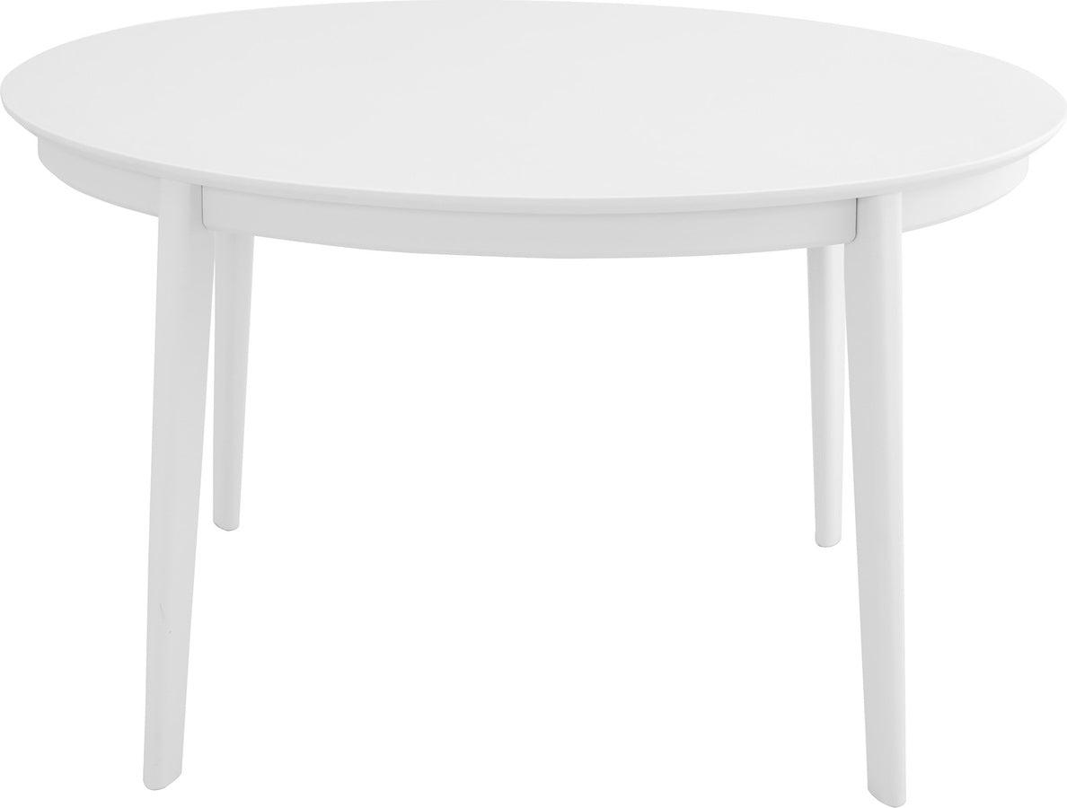 Euro Style Dining Tables - Atle 54"x 34" Oval Dining Table Matte White