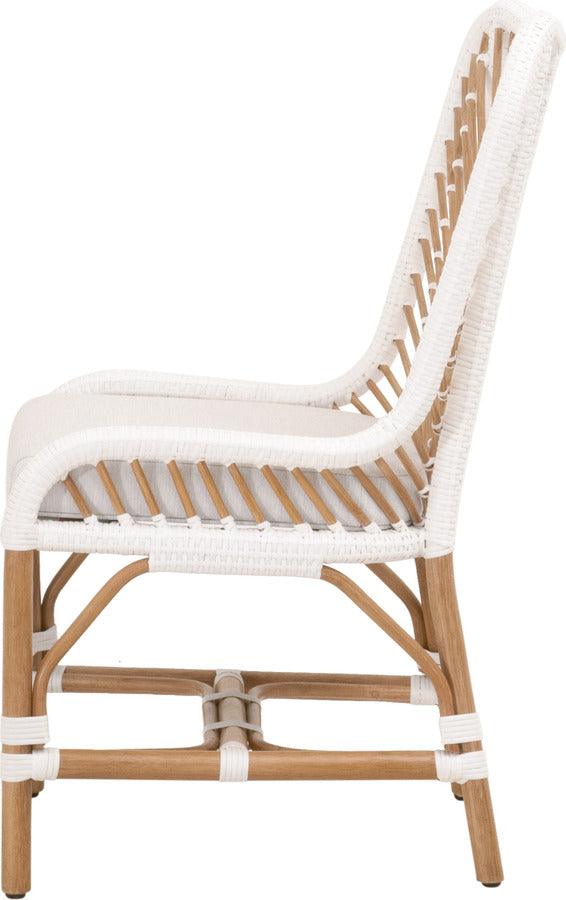 Essentials For Living Outdoor Dining Chairs - Laguna Dining Chair White, Set of 2