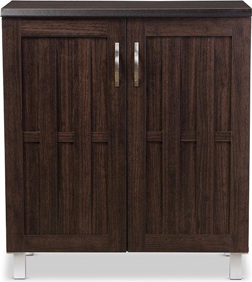 Wholesale Interiors Buffets & Sideboards - Excel Modern and Contemporary Dark Brown Sideboard Storage Cabinet