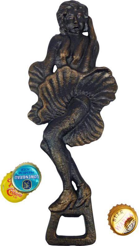 Design Toscano Bar Gifts - Hollywood Pinup Cast Iron Bottle Opener