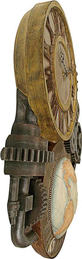 Design Toscano For Him - Medium Gears Of Time Clock