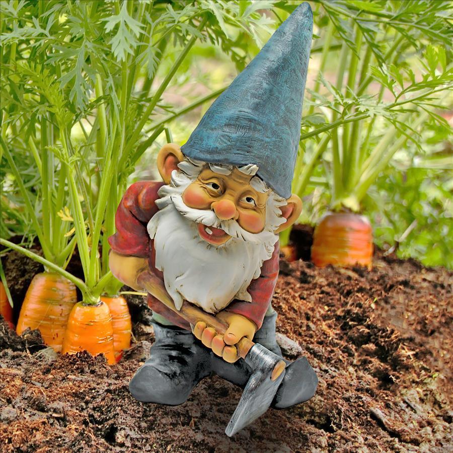 Design Toscano Gnomes - Bulldoze The Garden Gnome Statue