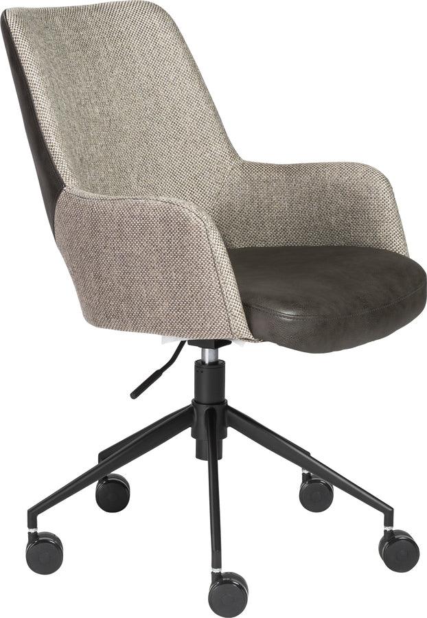 Euro Style Task Chairs - Desi Tilt Office Chair Light Gray