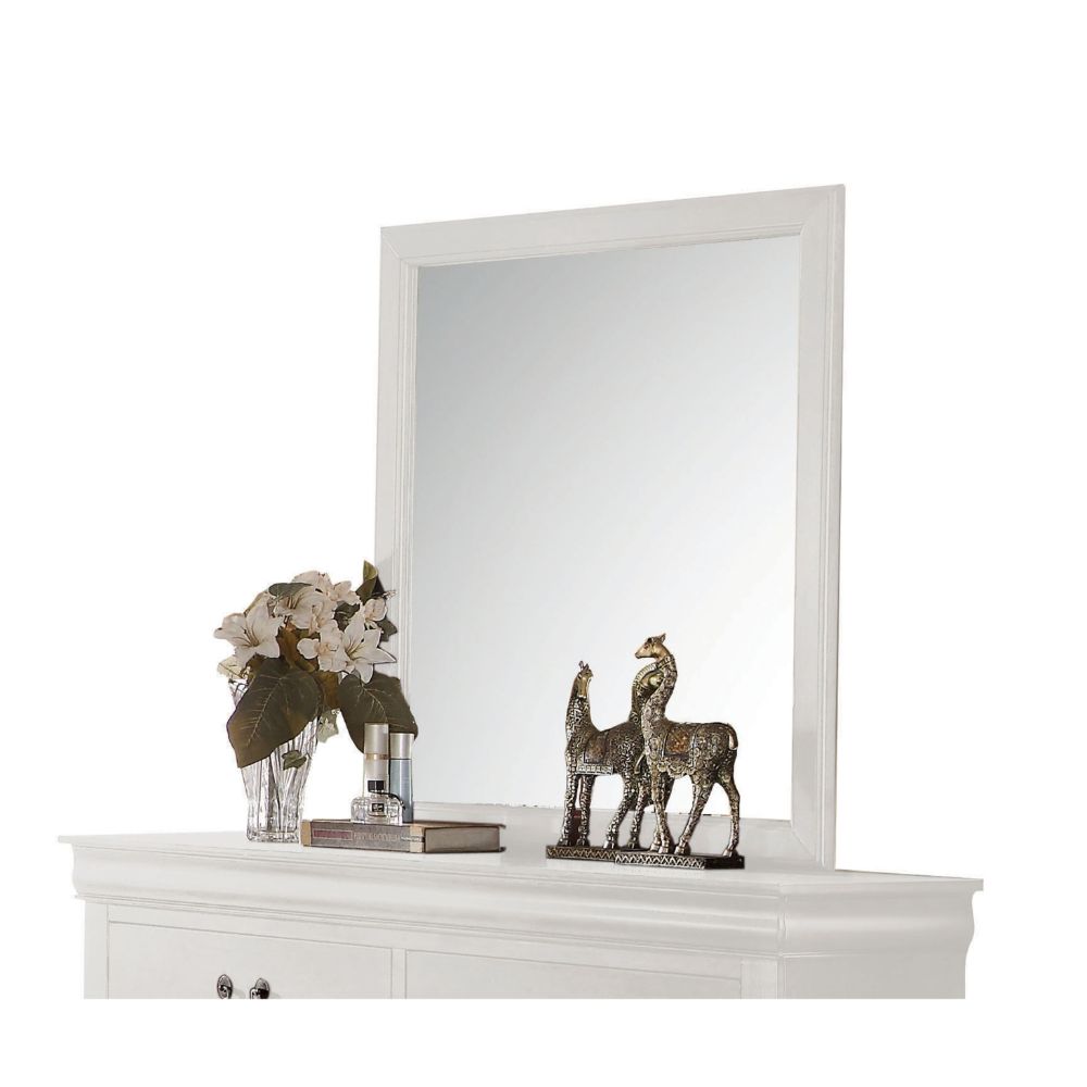 ACME Mirrors - ACME Louis Philippe Mirror, White