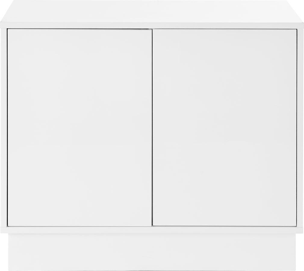 Euro Style Buffets & Cabinets - Tresero 44-Inch Cabinet in High Gloss White