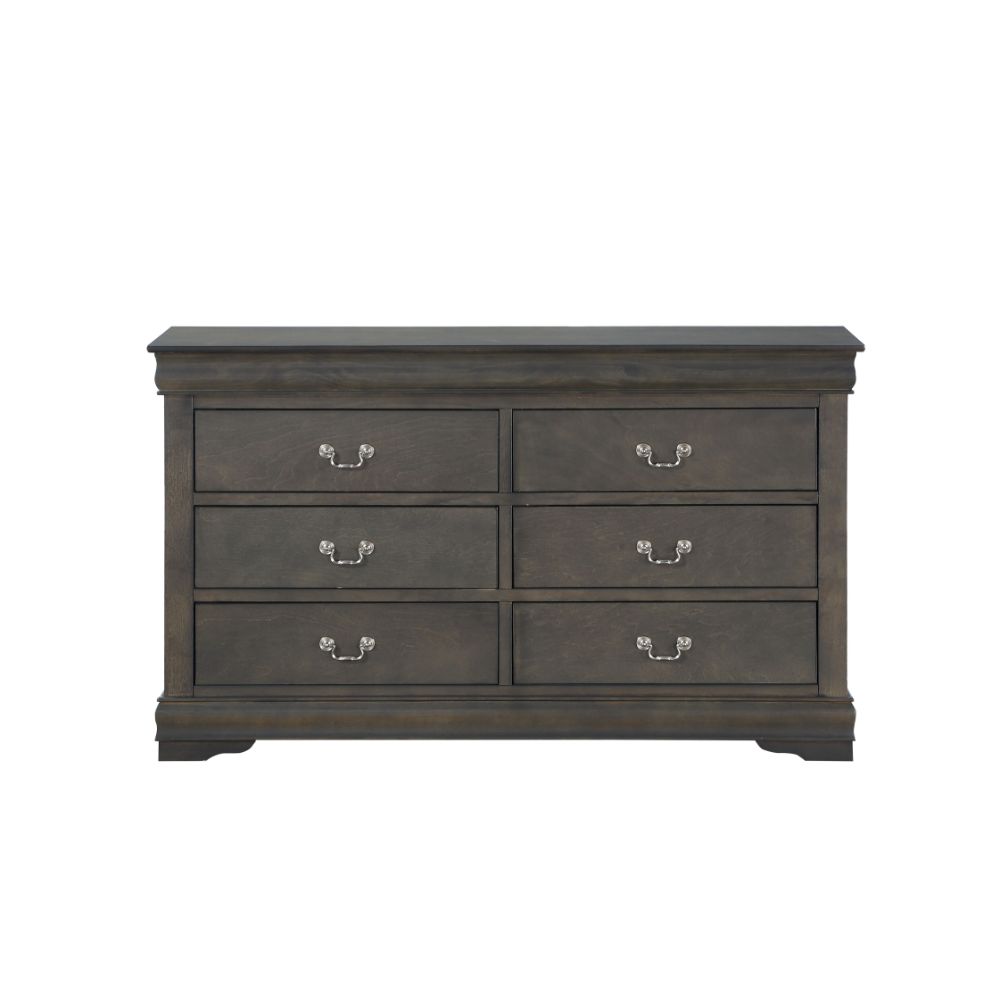 ACME Furniture Dressers - Louis Philippe Dresser, Dark Gray (26795)
