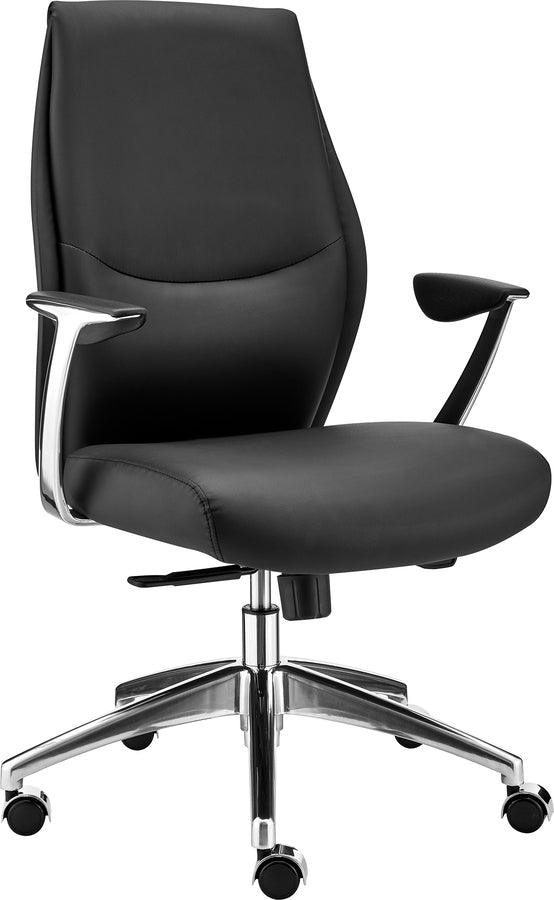 Euro Style Task Chairs - Crosby Low Back Office Chair Black