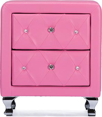 Wholesale Interiors Nightstands & Side Tables - Stella Nightstand Pink