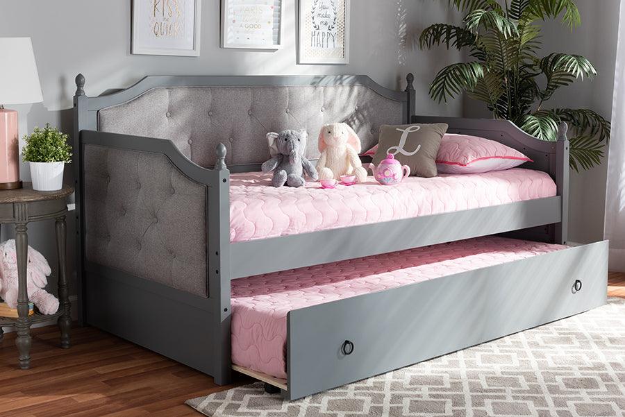 Wholesale Interiors Daybeds - Mara 78.3" Daybed Gray