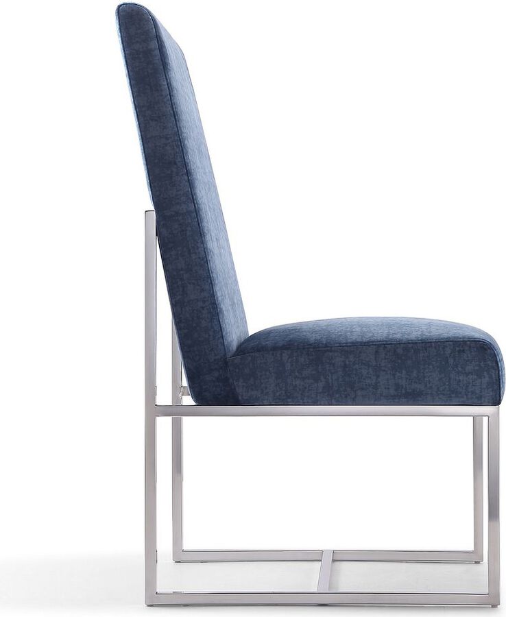 Manhattan Comfort Dining Chairs - Element 6-Piece Dining Chairs in Blue