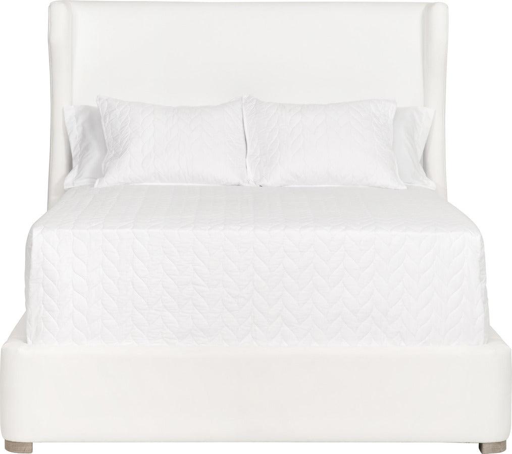Essentials For Living Beds - Balboa Cal King Bed LiveSmart Peyton-Pearl, Natural Gray Oak