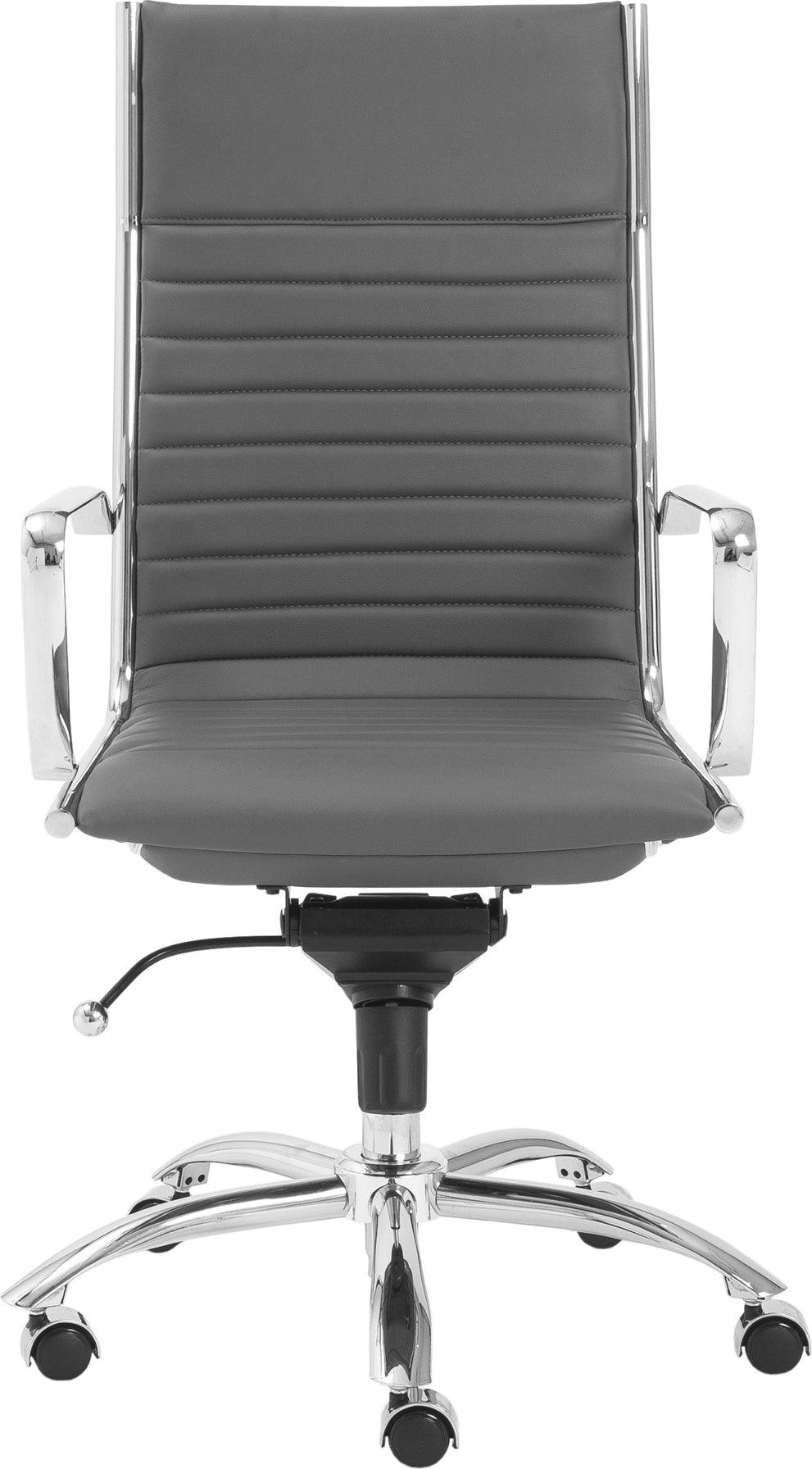 Euro Style Task Chairs - Dirk High Back Office Chair Gray