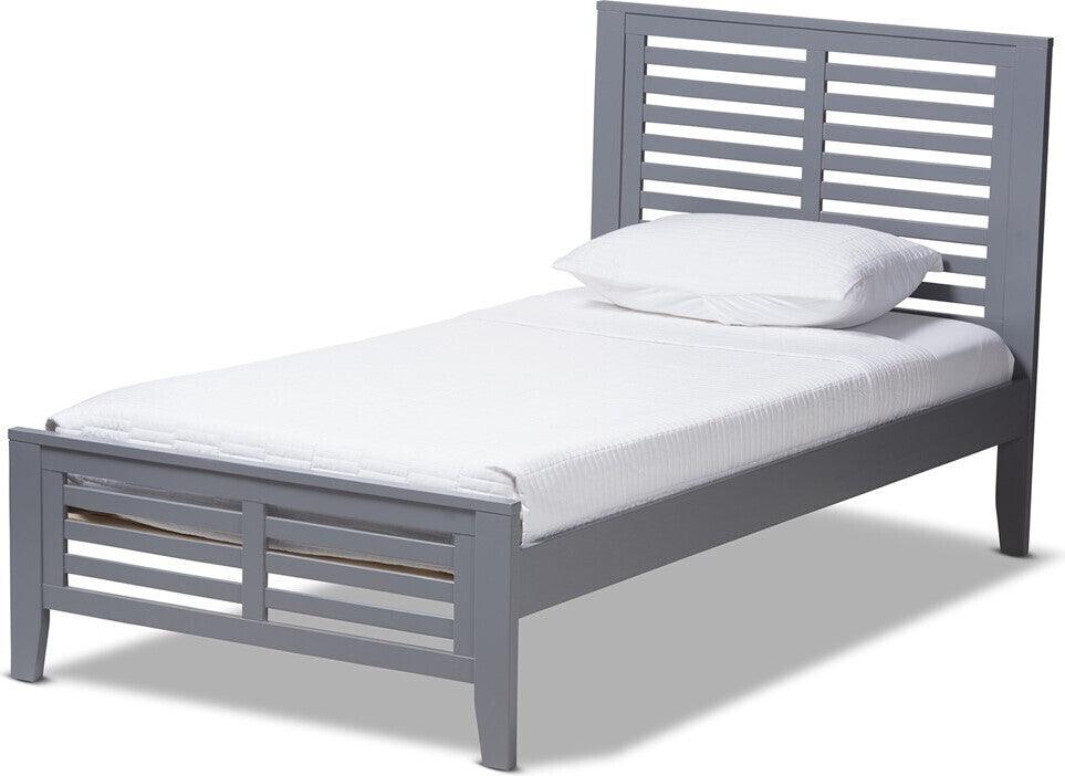 Wholesale Interiors Beds - Sedona Twin Bed Gray