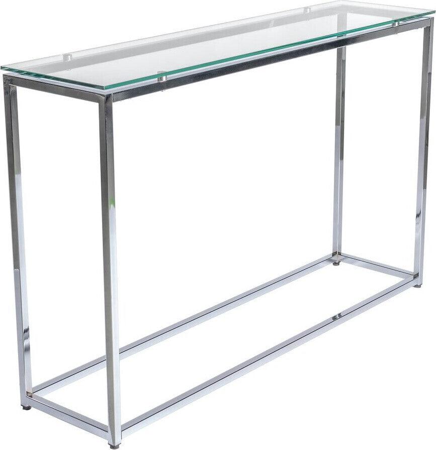 Euro Style Consoles - Sandor Console Table Clear