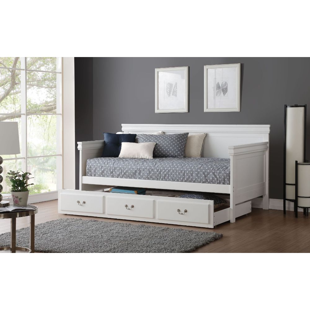ACME Beds - ACME Bailee Trundle (Twin), White