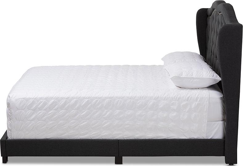 Wholesale Interiors Beds - Aden King Bed Charcoal Gray