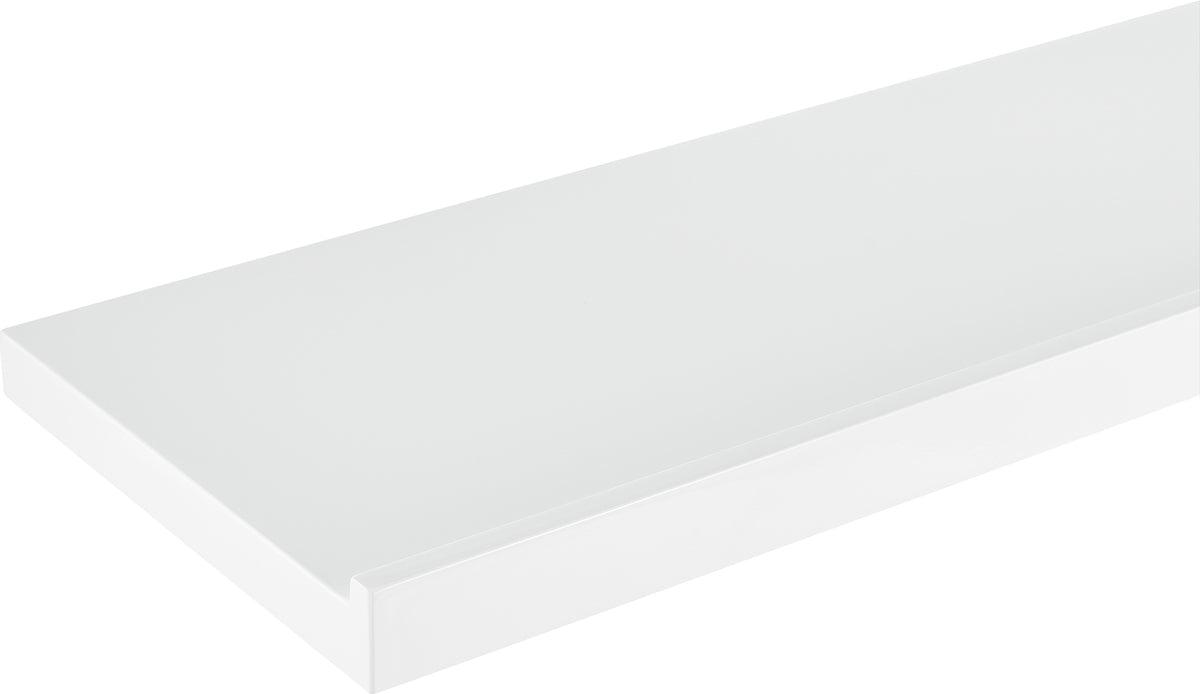 Euro Style Shelves - Bianca 48" Floating Shelf in American White