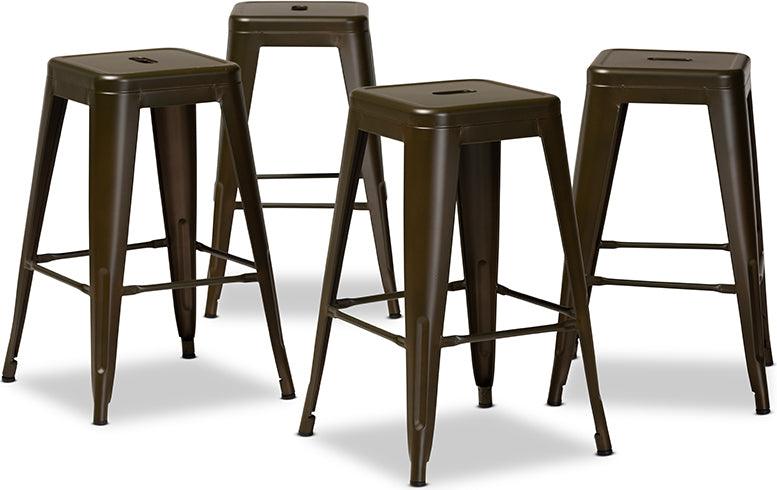 Wholesale Interiors Barstools - Horton Counter Stool Dark Gray (Set of 4)