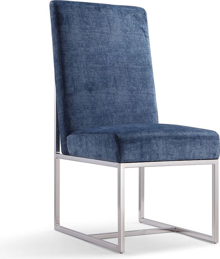Manhattan Comfort Dining Chairs - Element 6-Piece Dining Chairs in Blue