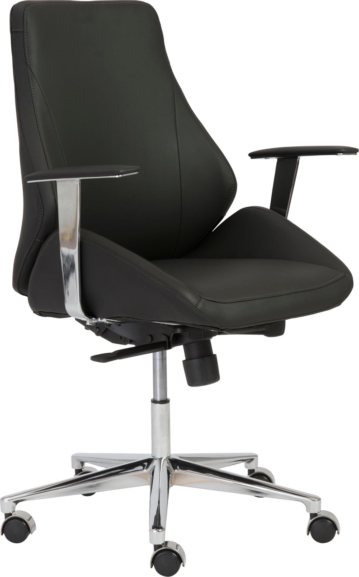 Euro Style Task Chairs - Bergen Low Back Office Chair Black