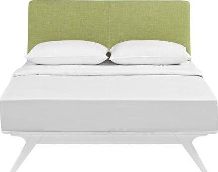 Modway Beds - Tracy Queen Bed White And Green