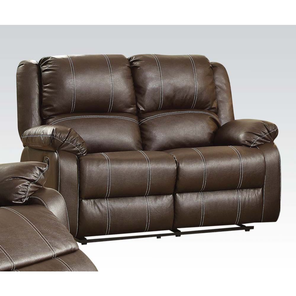 ACME Furniture Sofas & Couches - Loveseat (Motion), Brown PU 52281
