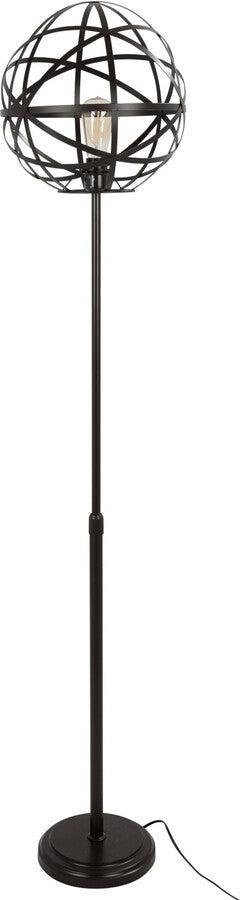 Lumisource Floor Lamps - Linx Industrial Floor Lamp in Antique