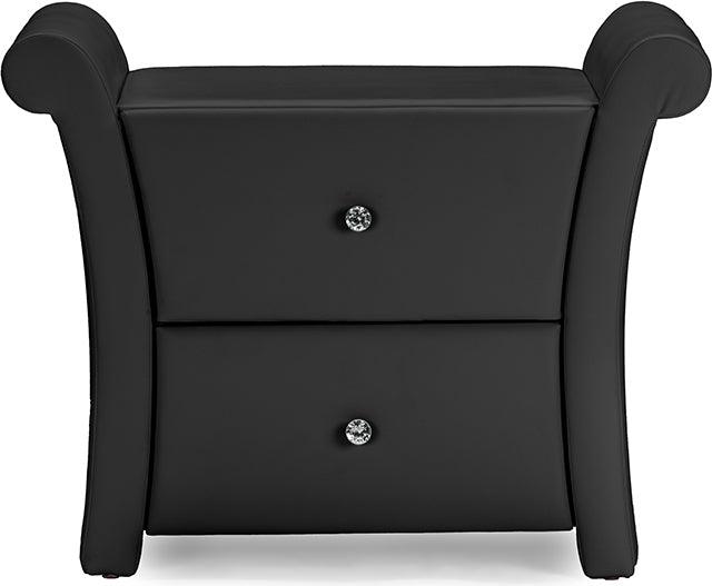 Wholesale Interiors Nightstands & Side Tables - Victoria Nightstand Black