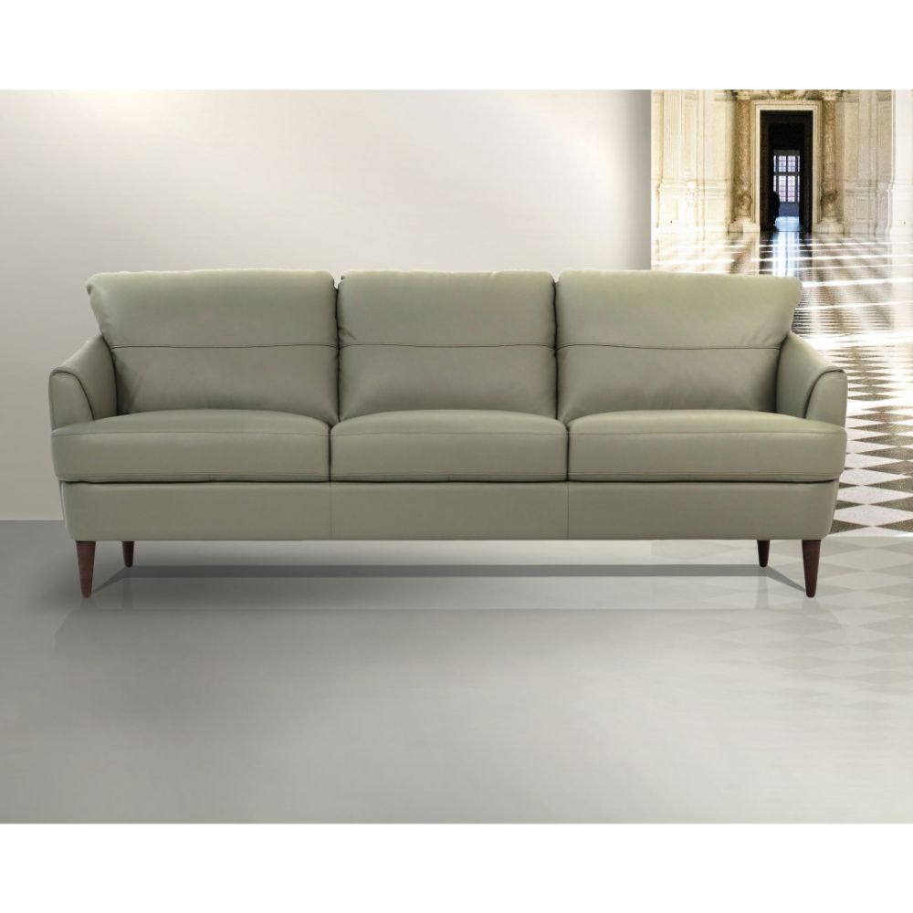 ACME Furniture Sofas & Couches - Sofa, Moss Green Leather 54570