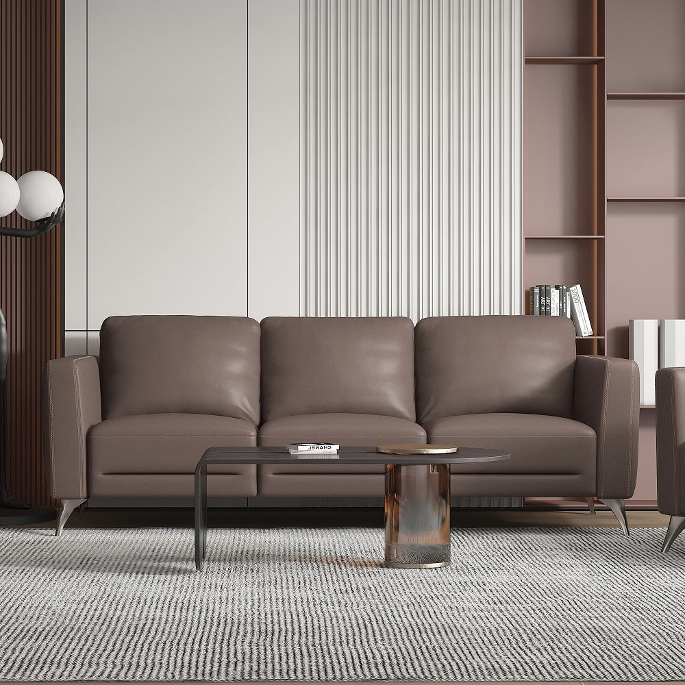 ACME Furniture Sofas & Couches - Sofa, Taupe Leather 55000