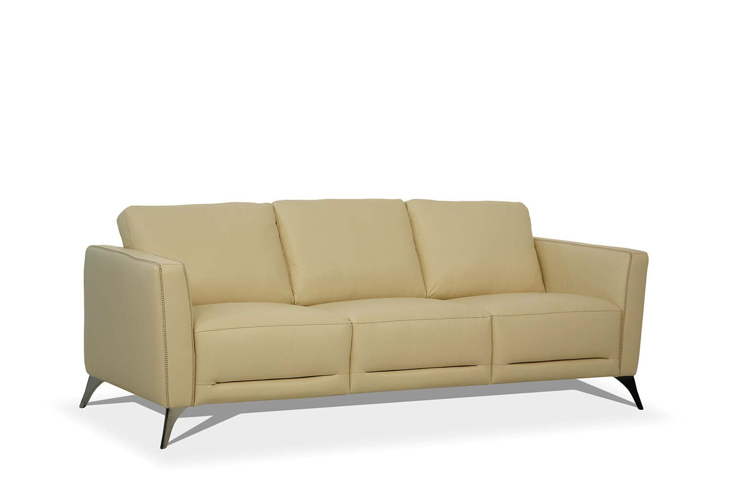 ACME Furniture Sofas & Couches - Sofa, Cream Leather 55005