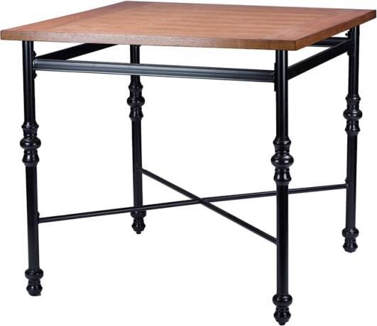 Wholesale Interiors Bar Tables - Broxburn Pub Table Light Brown & Black