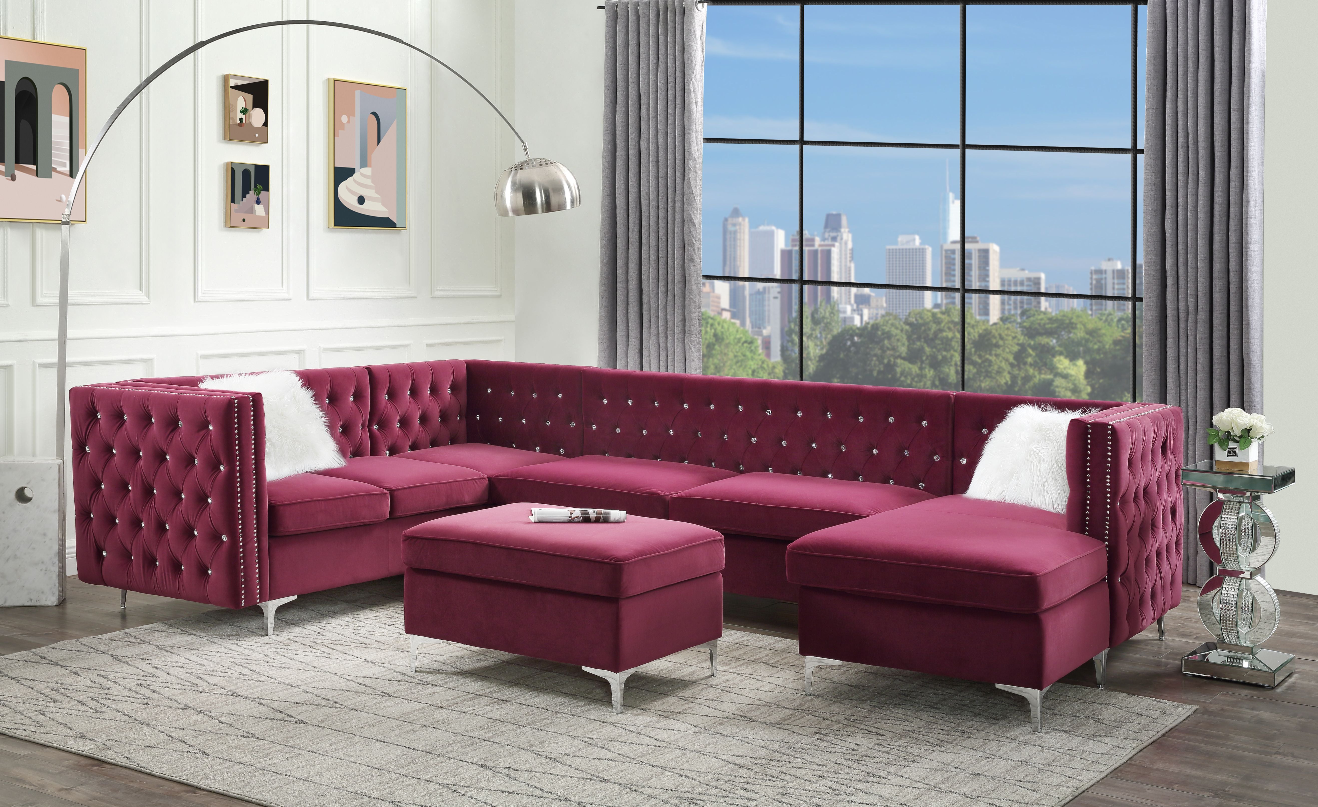 ACME Arms - ACME Jaszira Modular - Left Facing & Right Facing Arms , Burgundy Velvet