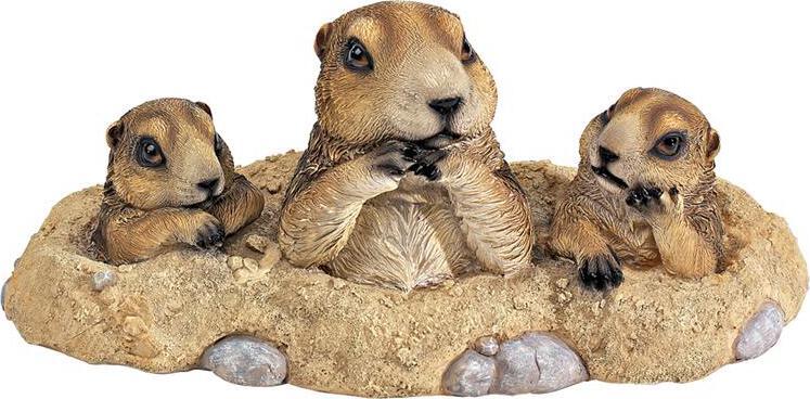 Design Toscano Statues - Burrowing Buddies Gopher Statue