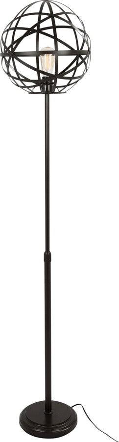 Lumisource Floor Lamps - Linx Industrial Floor Lamp in Antique