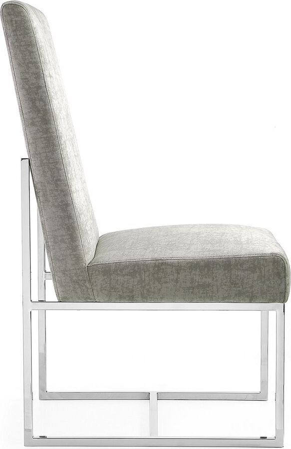 Manhattan Comfort Dining Chairs - Element 6-Piece Dining Chairs in Steel