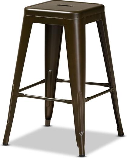 Wholesale Interiors Barstools - Horton Counter Stool Dark Gray (Set of 4)