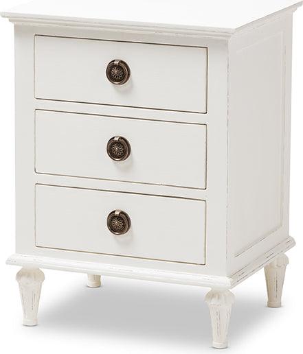 Wholesale Interiors Nightstands & Side Tables - Venezia Nightstand White