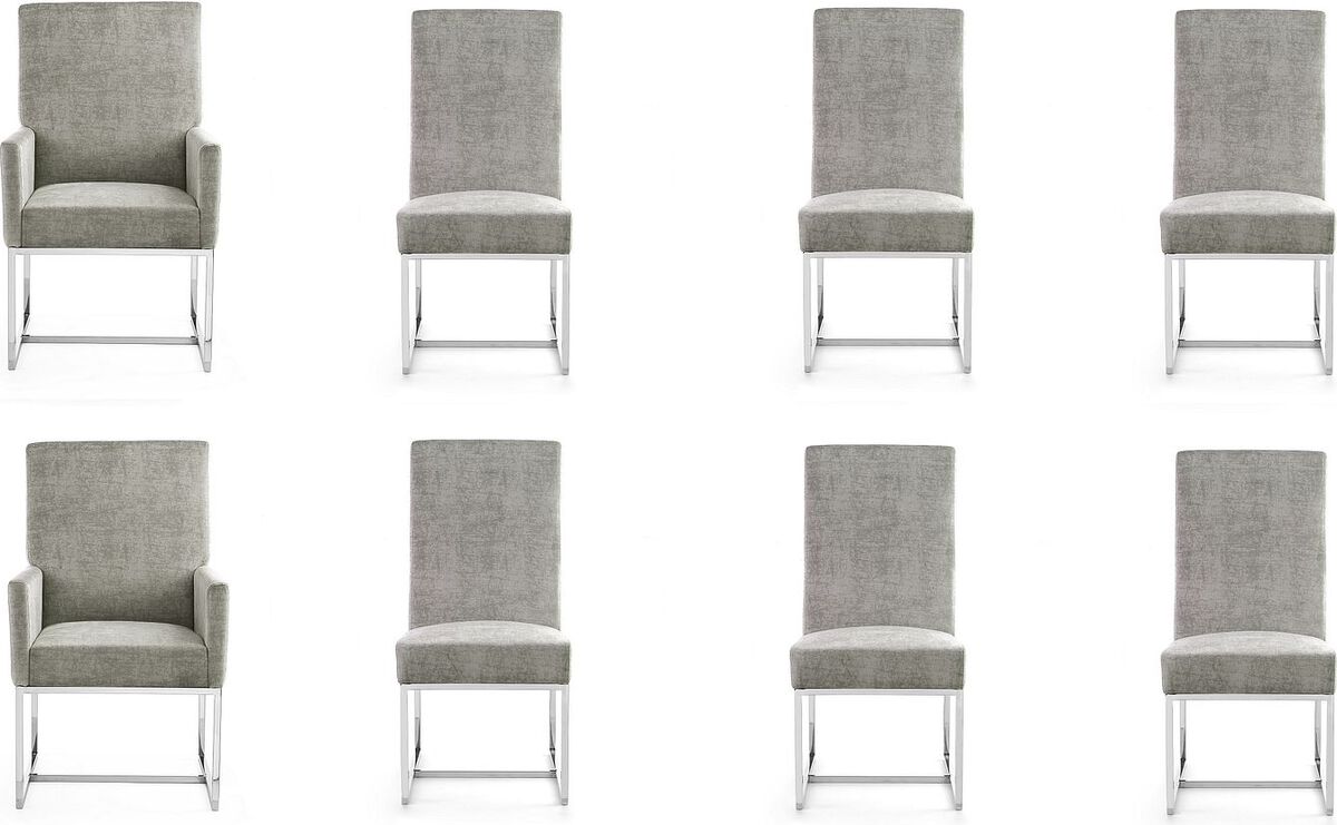Manhattan Comfort Dining Chairs - Element Steel Dining Chairs (Set of 8)